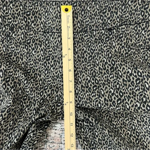 Chicos Leopard Print Pull On Pants Women’s Size 8 Stretch - Picture 13 of 16